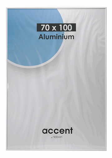 Skifteramme aluminium hvid 70x100 cm
